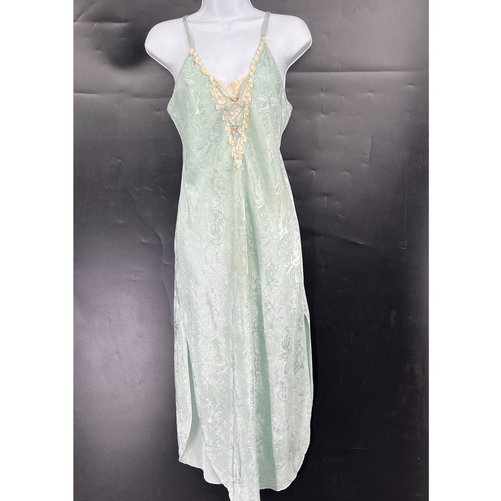 Vintage coquette fairycore slip dress cottagecore Dolcecore whimsigoth pastel M